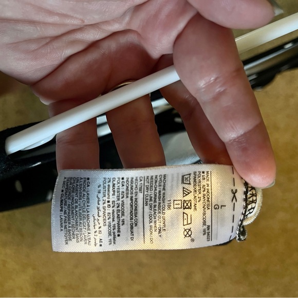 NWOT Ponte-Knit Polka Dot Swing Dress 3/4 Length Sleeves - Picture 4 of 7